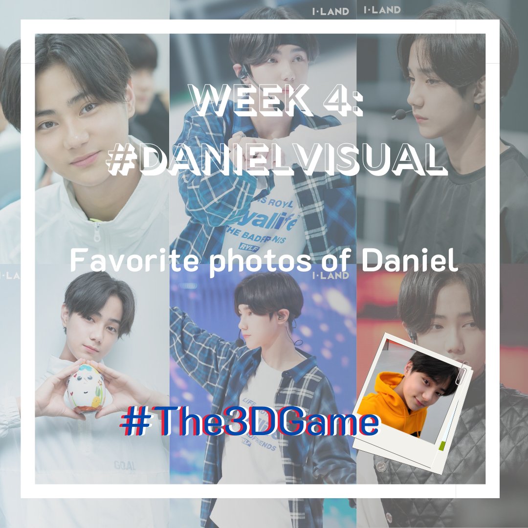 DanielVTeam's tweet photo. #The3DGame : WEEK 4

Favorite Daniel photos.

Recommended Hashtags : #DanielVisual 
#Dear_Our_Daniel #Dandelions_WithDaniel https://t.co/BCBPdEFqGH