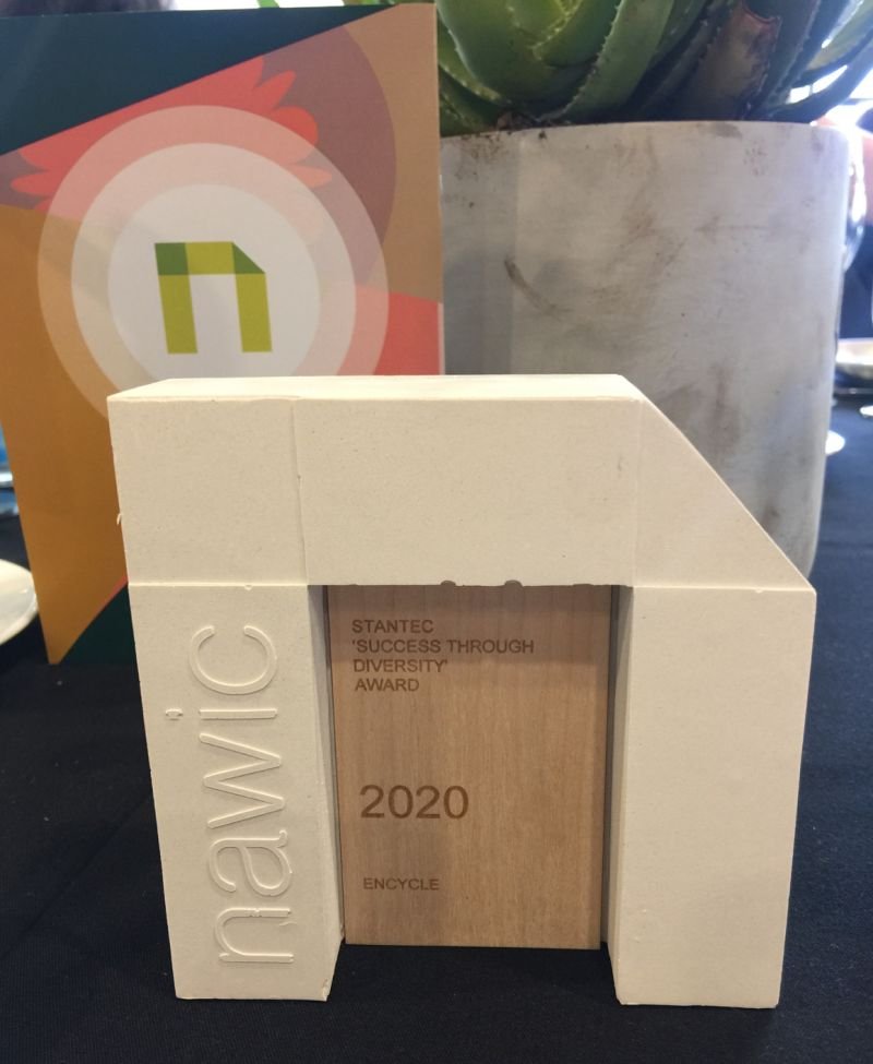 We won an award! Thank you <a href="/nawicwa/">NAWIC WA Chapter</a> for our 'Success through Diversity' <a href="/Stantec/">Stantec</a>.
We are proud of our inclusive and flexible workplace, recognising that staff are humans with lives beyond work and we have an incredible team as a result! #diversity #inclusion #womeninconstruction