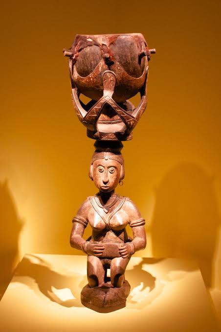 Ancient West African kingdoms Arts._Ancient West African were skilled potters and metalworkers. Some of them worked with brass, woods,bronze and gold which explain their history. Potters in the kingdom of Nok made sculptures from a clay called terracotta.