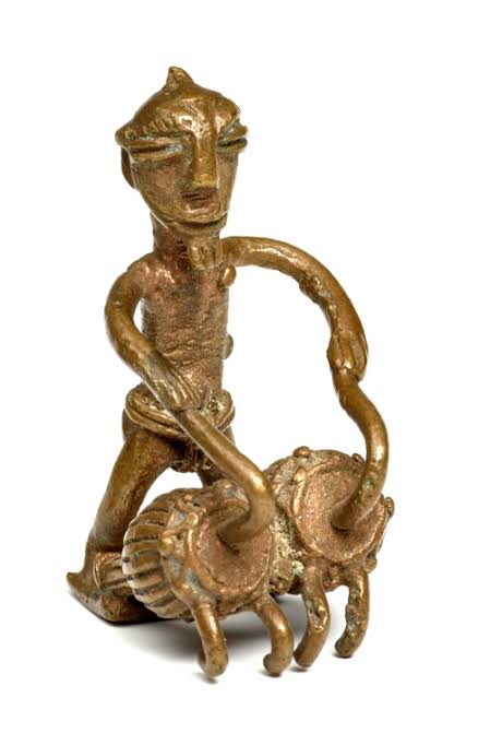 Ancient West African kingdoms Arts._Ancient West African were skilled potters and metalworkers. Some of them worked with brass, woods,bronze and gold which explain their history. Potters in the kingdom of Nok made sculptures from a clay called terracotta.