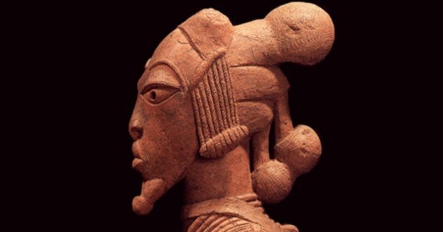 They created figures of men and women with very large heads. Many of the figures had elaborate hairstyles and wore delicate jewellery. The kingdom of Ife was famous for its sculptures made from brass. Brass-workers made figures of gods, humans and animals.