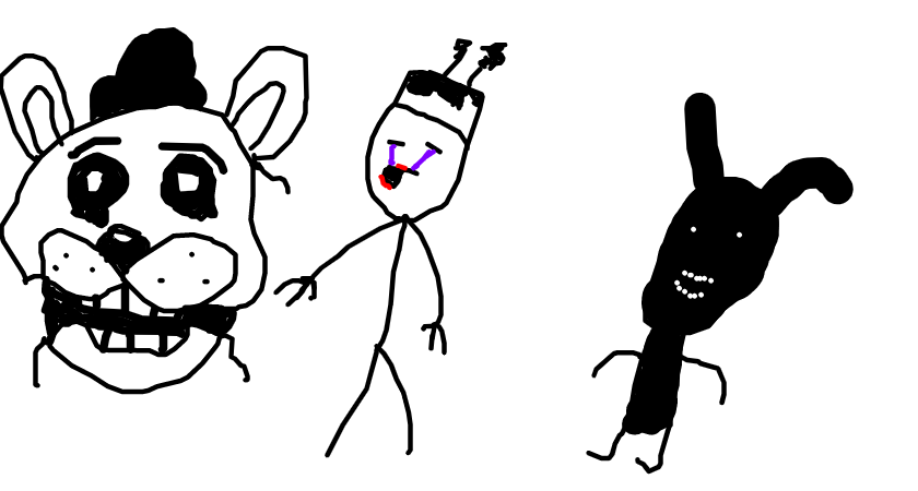 Badly Drawn Enemies on X: 290. withered freddy five nights at