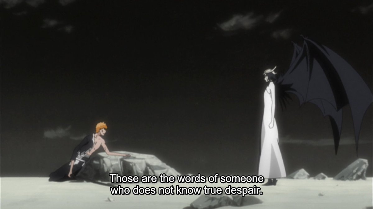 And so Ulquiorra concludes that he'll educate him. A decision that will prove to dramatically impact both of their character arcs. But we'll get to that in Part 2 since apparently threads have limits. See you guys on the other side! (End of Part 1/2)