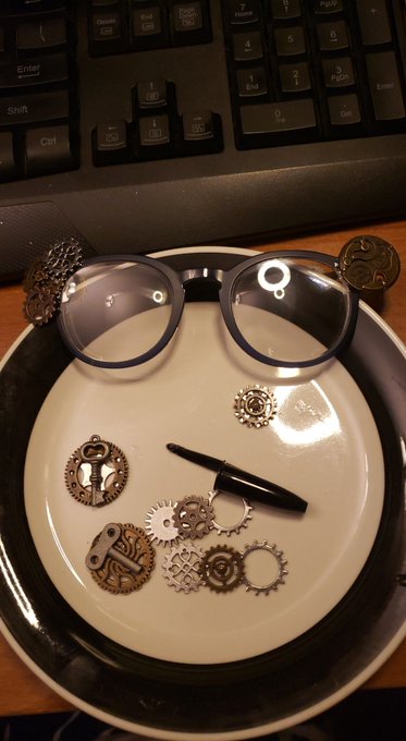 Having to do regular clock work maintenance on my glasses! If you want the look bad enough, then it isn't<a href="/tag/livingmybestlife"class="tags"><span>#livingmybestlife</span></a><a href="/tag/bigtittygoth"class="tags"><span>#bigtittygoth</span></a><a href="/tag/nerdygothcur"class="tags"><span>#nerdygothcur</span></a>