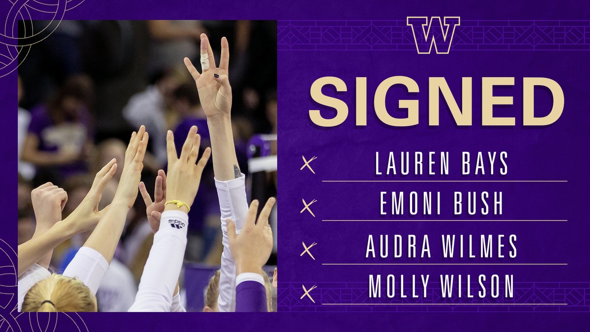 Thrilled to welcome four new Husky Family members today in the Class of 2⃣0⃣2⃣1⃣ 🙌

Read quotes from Lauren Bays, Emoni Bush, Audra Wilmes, Molly Wilson, and Coach Cook 

🔗 gohski.es/3po7uO7

#PointHuskies x #NationalSigningDay x #WOOF
