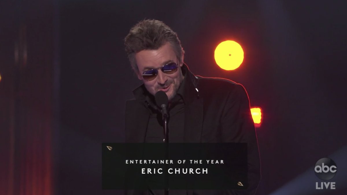 bobbybonesshow's tweet image. Your Entertainer of the Year... Eric Freakin' Church!!! @ericchurch #CMAAwards
