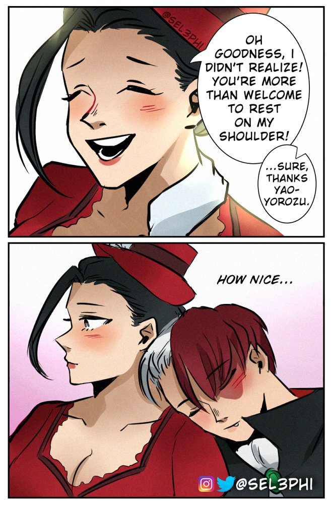 Vampire Todoroki is thirsty ? #轟百 #bnha #todomomo 