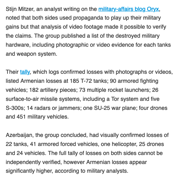 Open-source intel does important work, & I mean this as no critique of the analysis below. But creating tallies of losses from publicly uploaded video of airstrikes is the wartime equivalent of a drunk looking for his keys near the streetlight: it's availability bias.