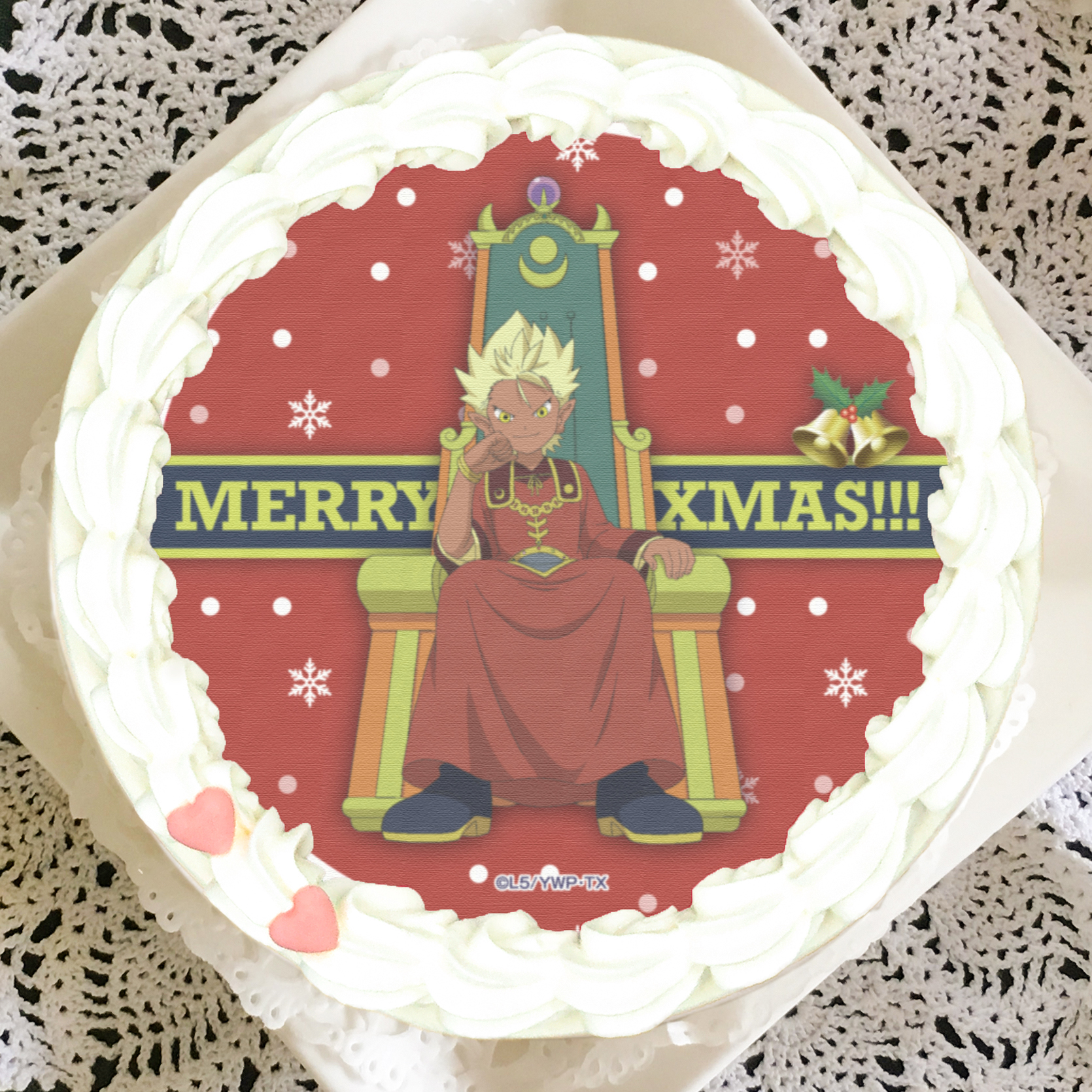 プリロール公式 キャラケーキ マカロン 妖怪学園y 妖怪ウォッチ クリスマスケーキご予約受付中 ケーキのデザインは全10種 購入特典缶バッジ付きで全国へお届け 本日11 12 木 まで 5 Off価格でご購入いただける早期ご予約割引を