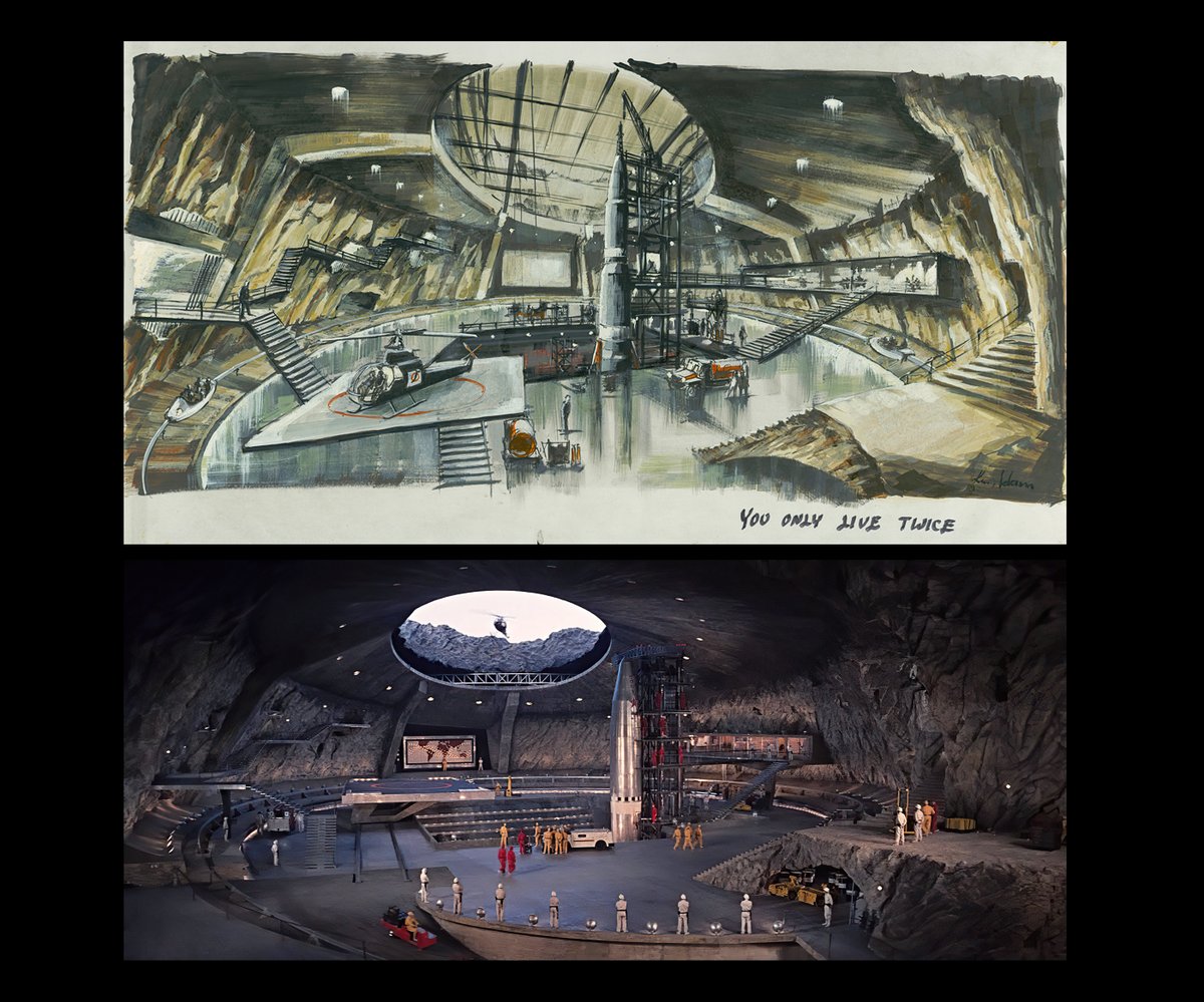 Vashi Nedomansky Ace You Only Live Twice 1967 Sir Ken Adam Created The Largest Set Ever At Pinewood Studios He Drafted 379 Conceptual Drawings Before Finalizing It The Volcano Crater Vashi Nedomansky Ace You Only Live Twice 1967 Sir Ken Adam Created The Largest Set Ever At Pinewood Studios He Drafted 379 Conceptual Drawings Before Finalizing It The Volcano Crater