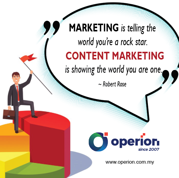 OperionWeb's tweet image. MARKETING is telling the world you’re a rock star. 
CONTENT MARKETING
 is showing the world you are one.
~ Robert Rose

operion.com.my

#webdesign #websiteecommerce #ecommercedesigner