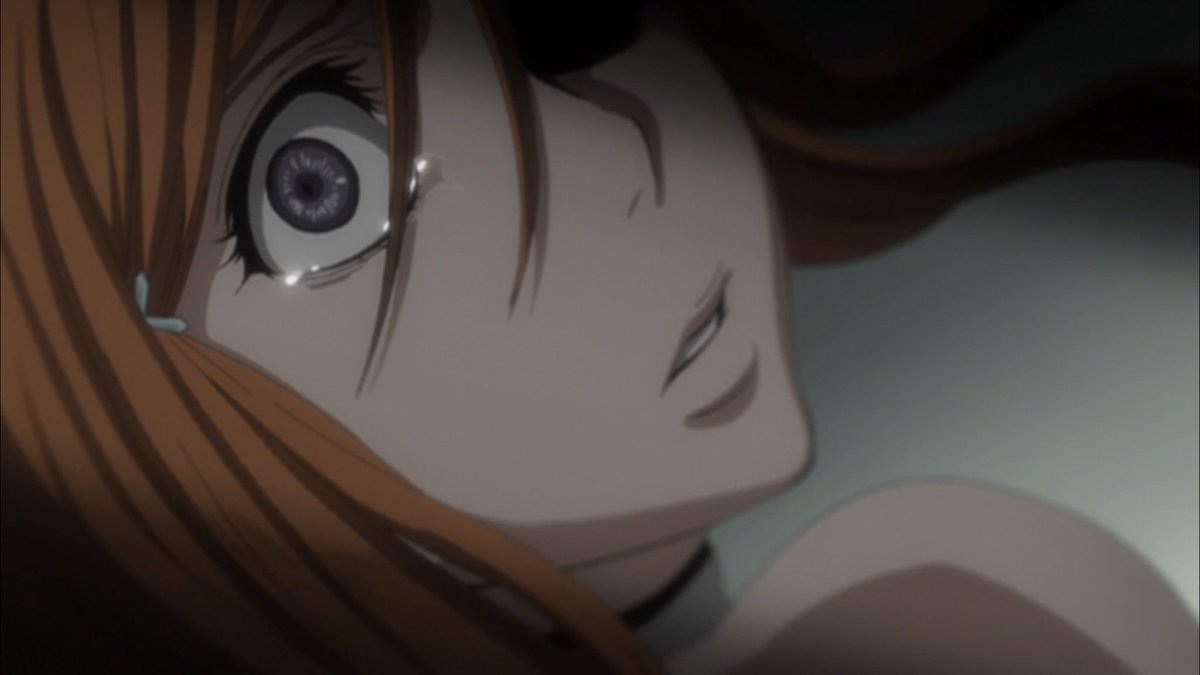 In poetic spite, Orihime’s crying heart then produces something Ulquiorra can see clearly. Ichigo’s subconscious spurs him on and his inner hollow takes the fight on in his place. But this fight is characterized in stark contrast to what came before.  Ichigo has gone feral.