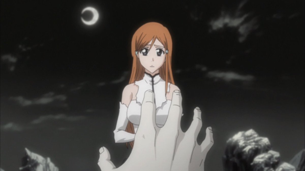 Reaching out in one final gesture that Orihime matches, Ulquiorra finally comes to understand what a heart is. And the answer he arrives at seems to be the very same as Kaien’s depiction to Rukia. What a beautiful through line. (End of Part 2/2)
