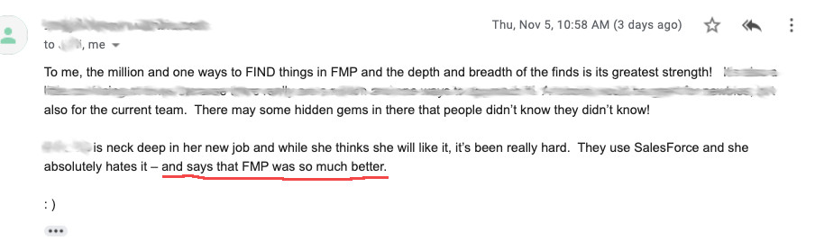 BaytaChris's tweet photo. Love getting emails like this.  #filemaker @ClarisOfficial https://t.co/FFF0mQTnlV