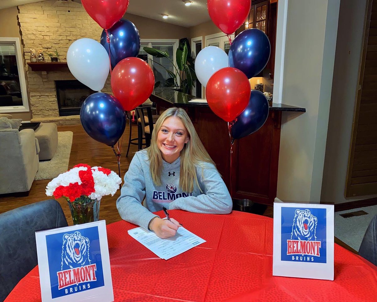 dchsvball's tweet image. Congrats to Grace Evans on her signing day to play volleyball at Belmont! So excited for you Grace! Great things to come!