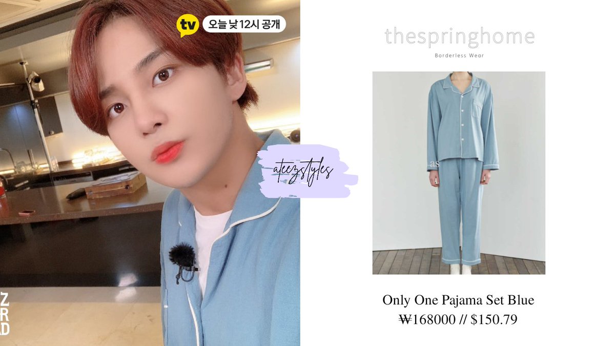 ateezstyles's tweet photo. [201112] #JONGHO • ATEEZ FEVER ROAD
종호 파자마 정보
➖
🖇 #THESPRINGHOME Only One Pajama Set
🔎 #whatjonghowear
➖
#ATEEZ #에이티즈 #최종호 #종호 @ATEEZofficial https://t.co/h99z1bjHjY