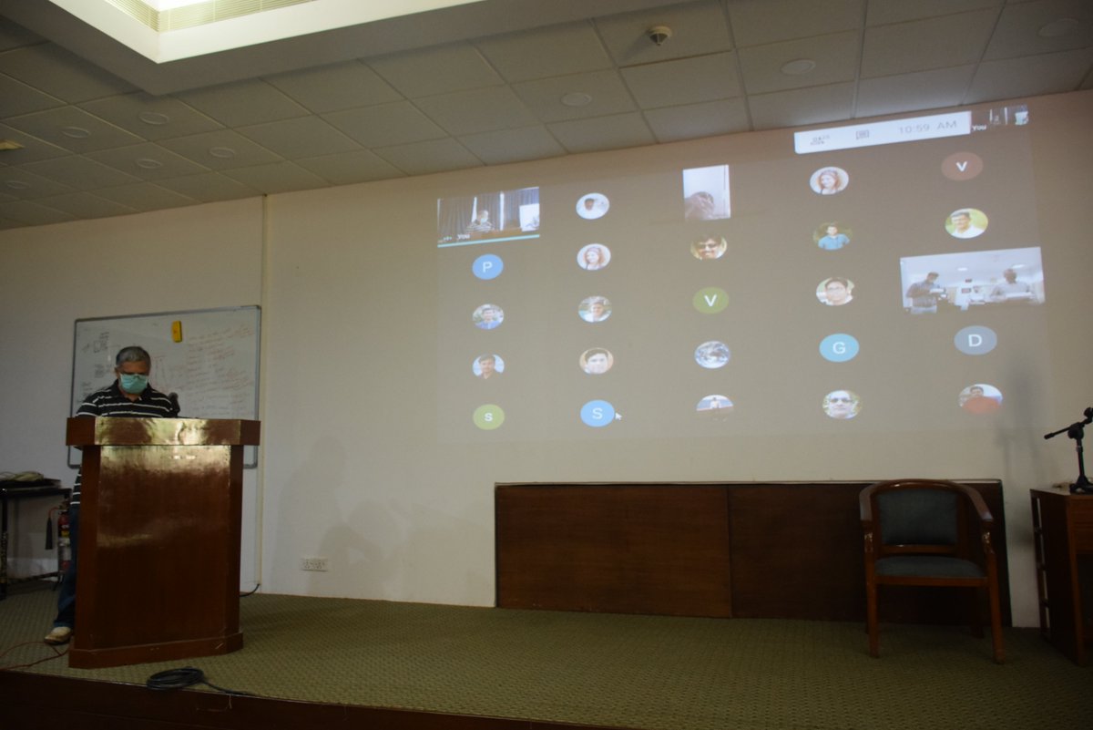 jncasr's tweet photo. On the occasion of #vigilanceweek2020, an Online Integrity Pledge was organized on Oct. 27, 2020 @jncasr. The Pledge was administered by Prof. K.R. Sreenivas, Vigilance Officer, JNCASR. The programme was attended by the faculty members, staff and students.
@cvcindia @IndiaDST https://t.co/0r9ZeDAP7w