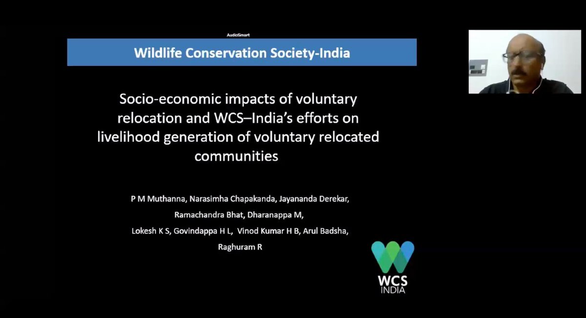WCSIndia's tweet photo. "The notion that people live harmoniously with #wildlife is far from truth. If you spend time on field they're keen for better socio-economic life, not constantly worry about conflict with wildlife &amp; other challenges" Mutthana PM, our Senior Director of Conservation Support Group https://t.co/noaJv7GXd7
