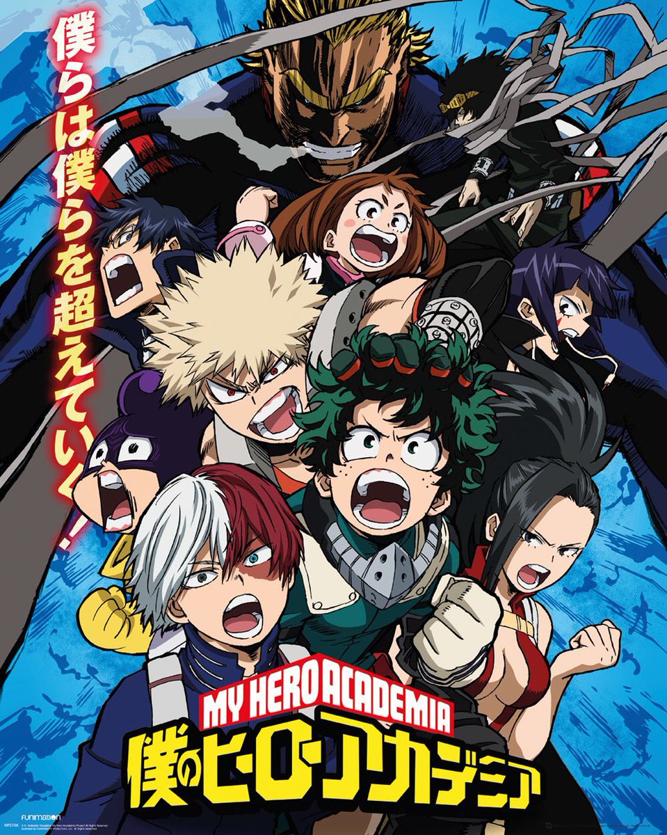 3. My hero academia is a good show, but it’s not amazing. 7.5/10