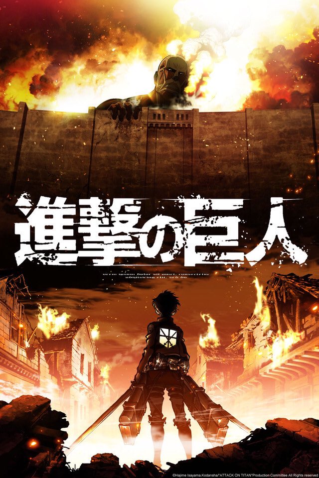 4. Attack on Titan is way overrated, but still good. 7.5/10