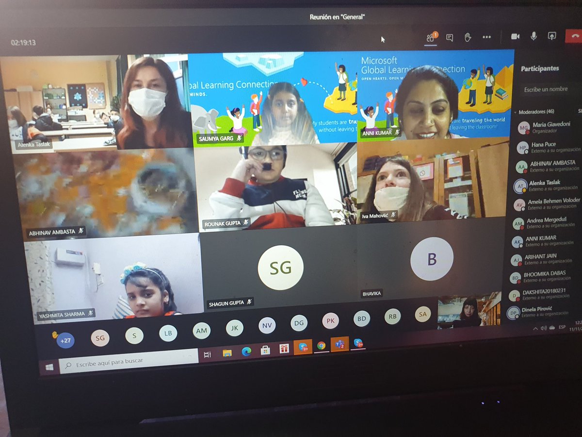 mariajosegiaved's tweet image. We connected with India, Croatia, Georgia and Romania
 @Flipgrid @mirelatanc @BatausCornelia
@MicrosoftEDU @Buncee @Wakelet @SkypeClassroom #GlobalLearningConnection
