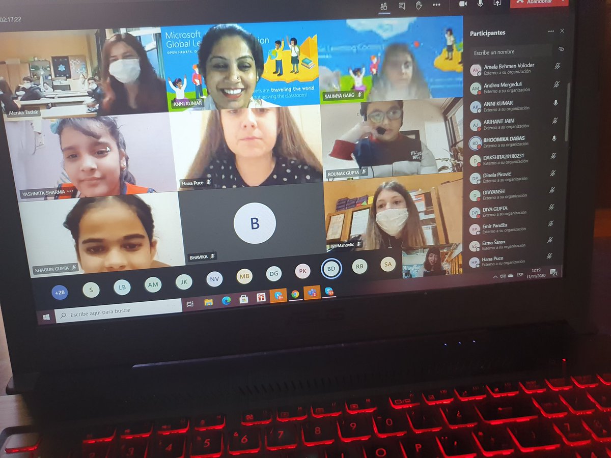 mariajosegiaved's tweet image. We connected with India, Croatia, Georgia and Romania
 @Flipgrid @mirelatanc @BatausCornelia
@MicrosoftEDU @Buncee @Wakelet @SkypeClassroom #GlobalLearningConnection