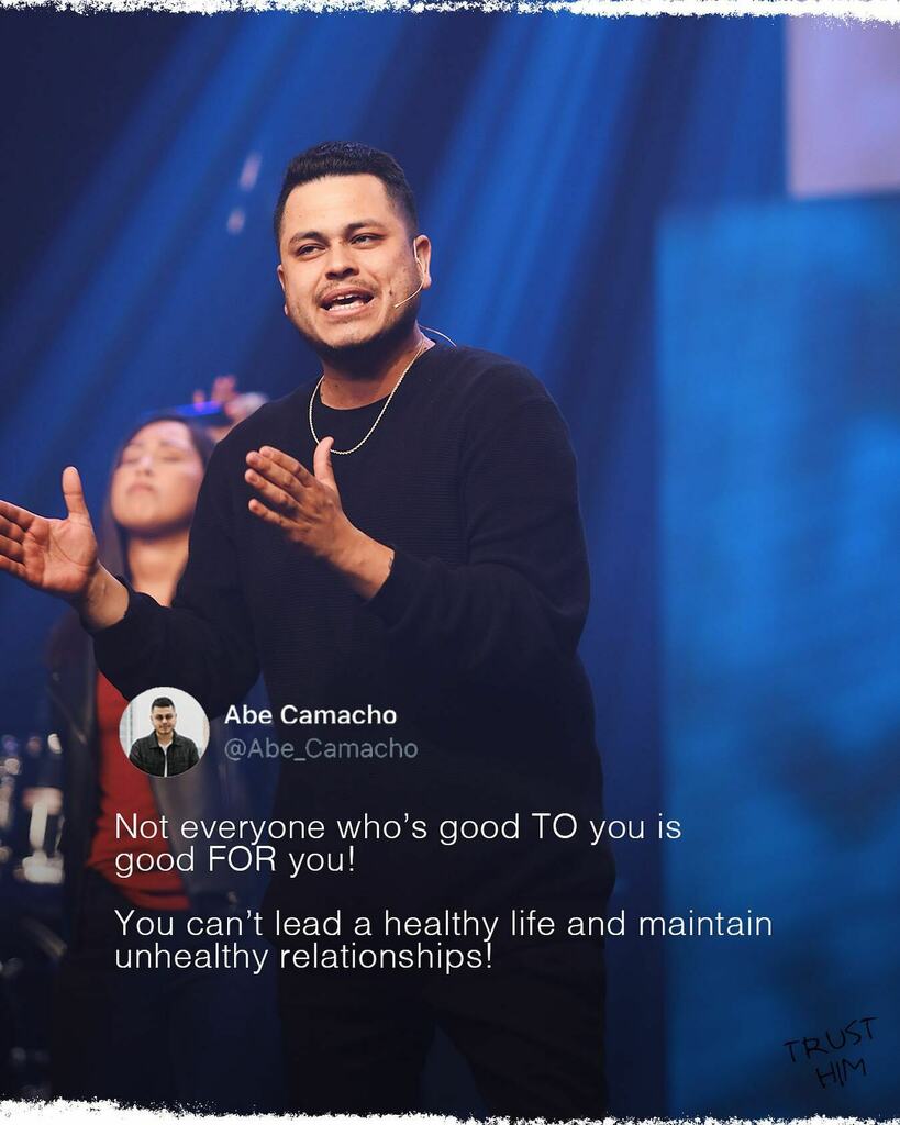 Abe_Camacho's tweet photo. You can’t lead a healthy life and maintain unhealthy relationships. https://t.co/5UVoMqMxc8 https://t.co/JMu5AkRTFf