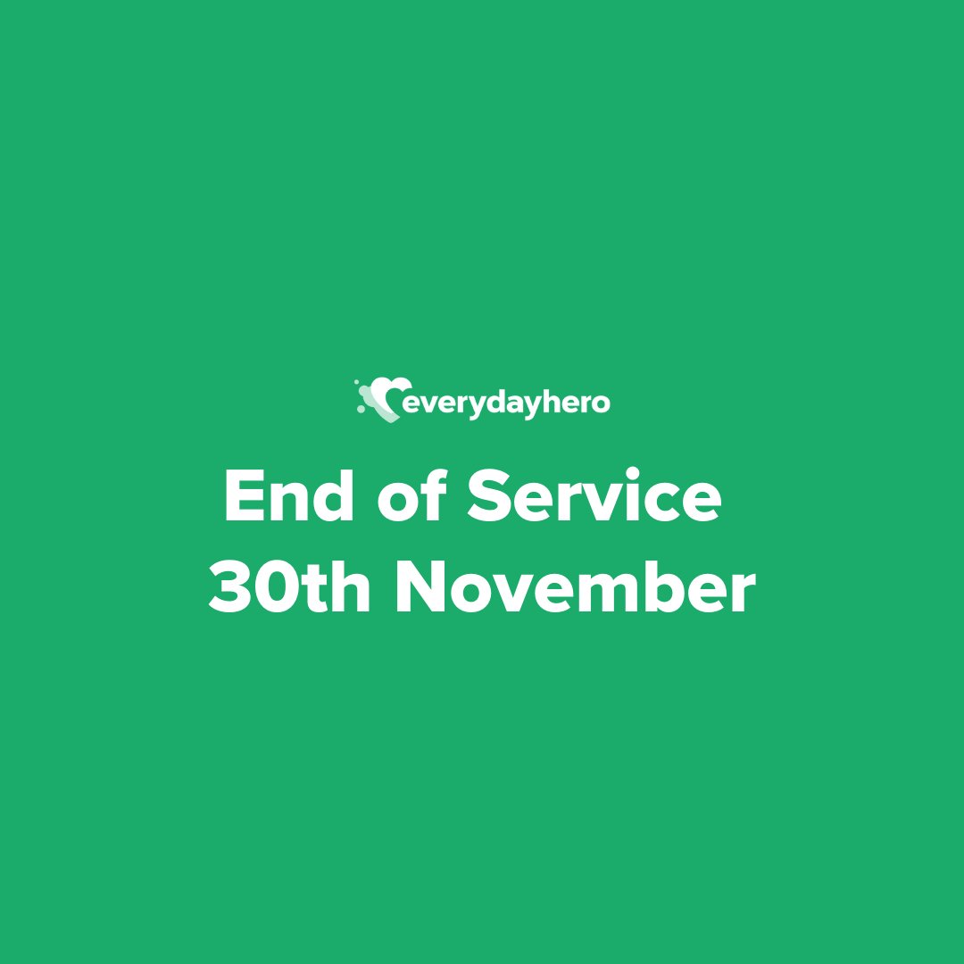 🔔 Reminder 🔔 

Fundraising pages will no longer accept donations when Everydayhero closes on 30th November.

Continue helping the causes you love with @justgivinganz Sign up free at justgiving.com and let's make a difference together.

Can't wait to see you there! 💜