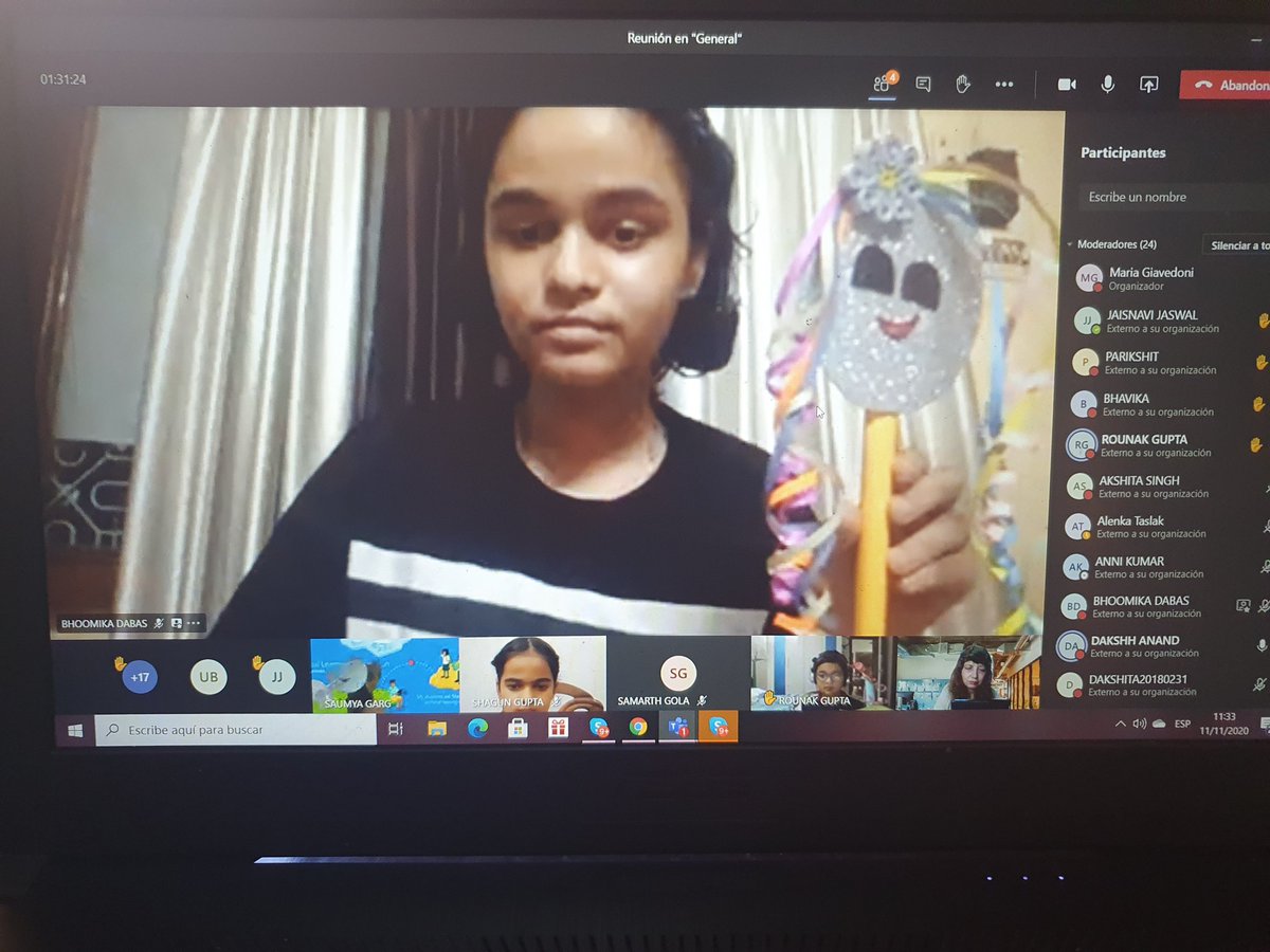 mariajosegiaved's tweet image. We connected with India @Flipgrid 
@MicrosoftEDU @Buncee @Wakelet @SkypeClassroom #GlobalLearningConnection