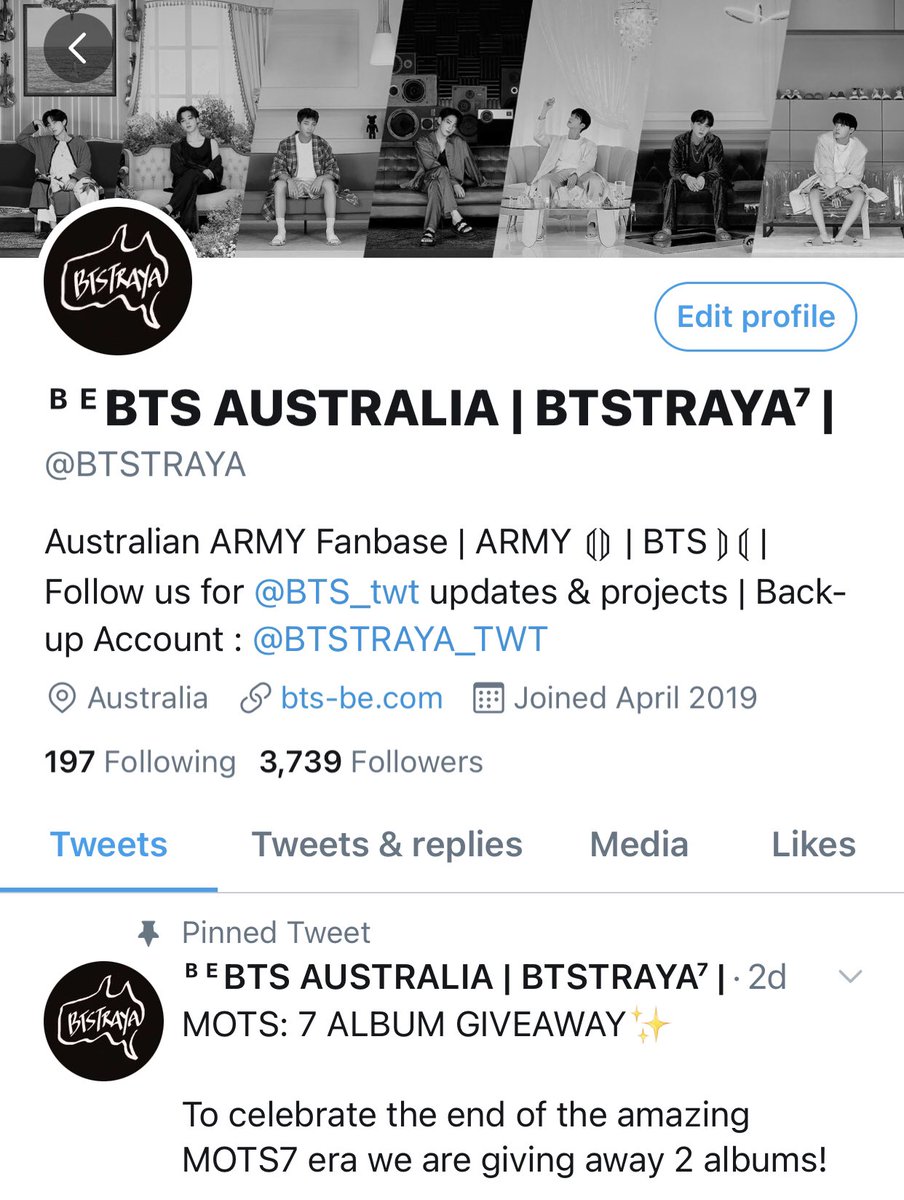 Hey ARMY, Just a quick reminder to those who might be wondering where we are have gone back to our original page @BTSTRAYA 💜✨