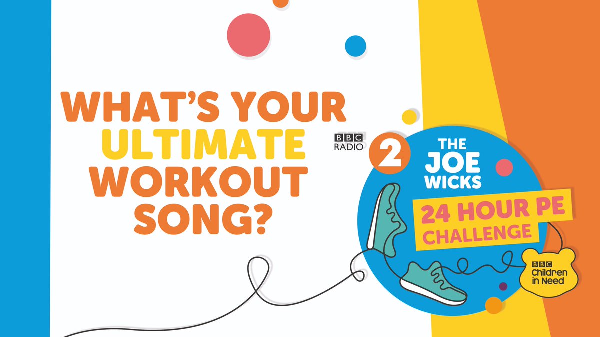 BBCRadio2's tweet photo. At 9.25am @thebodycoach will be kicking off his attempt to workout for 24 hours for @BBCCiN 🤸‍♀️

What song would you choose to help keep him going?

#ChildrenInNeed https://t.co/5EX1hz20e8