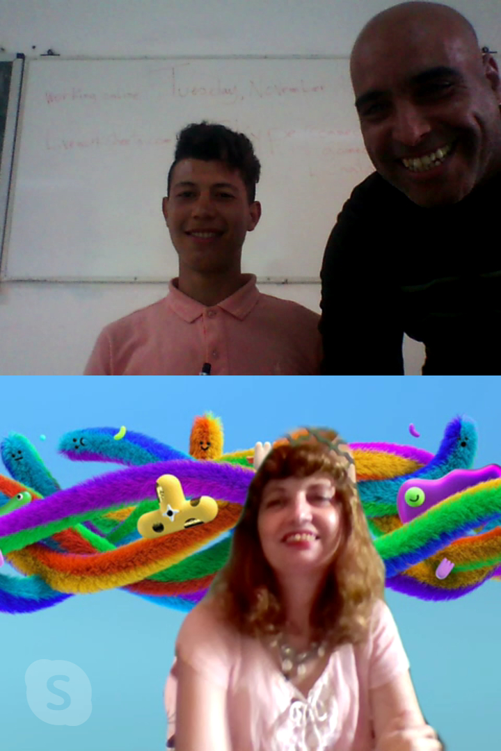 mariajosegiaved's tweet image. We connected with Tunisia 
@Flipgrid @MicrosoftEDU @Buncee
 @Wakelet @SkypeClassroom
 #GlobalLearningConnection