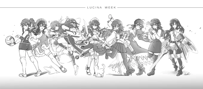 Lucina but she's also best girl, thanks for joining me in a week of her in different outfits! 