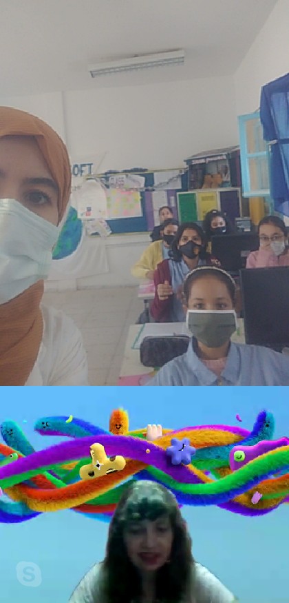 mariajosegiaved's tweet image. We connected with Tunisia 
@Flipgrid @MicrosoftEDU
@Buncee @Wakelet
@SkypeClassroom

 #GlobalLearningConnection