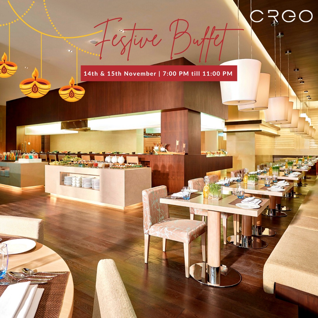Vivantadwarka's tweet photo. Embrace the festive spirit of Diwali with your loved ones and join us at Creo for a scrumptious buffet dinner meticulously curated by our culinary maestros.
For reservations, please call : +91 9711 097 967
#VivantaNewDelhiDwarka #FestiveBuffet https://t.co/uXcMcG4JBF