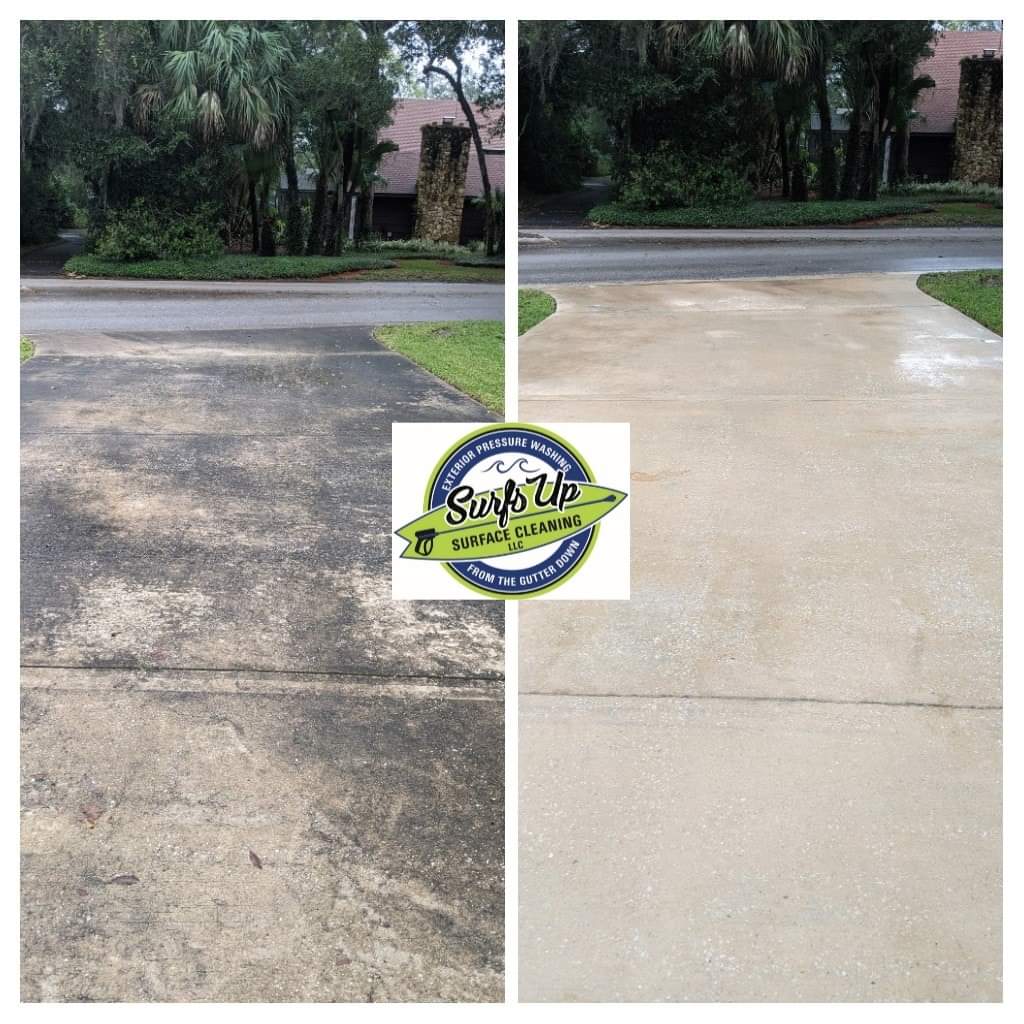 SurfsUpPW's tweet photo. Some of our work from this week so far. Get your property pressure washed before all your family comes over for Thanksgiving. You don't want grandma slipping on your driveway do you? #thanksgiving https://t.co/KGdgYotkVH