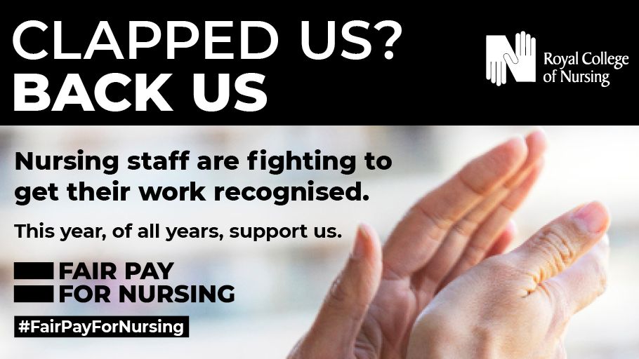 📢 Today, we're taking #FairPayForNursing to Westminster. Nursing staff deserve an immediate and significant pay rise now. Take action today and email your MP. 👉 bit.ly/2TJBqWF