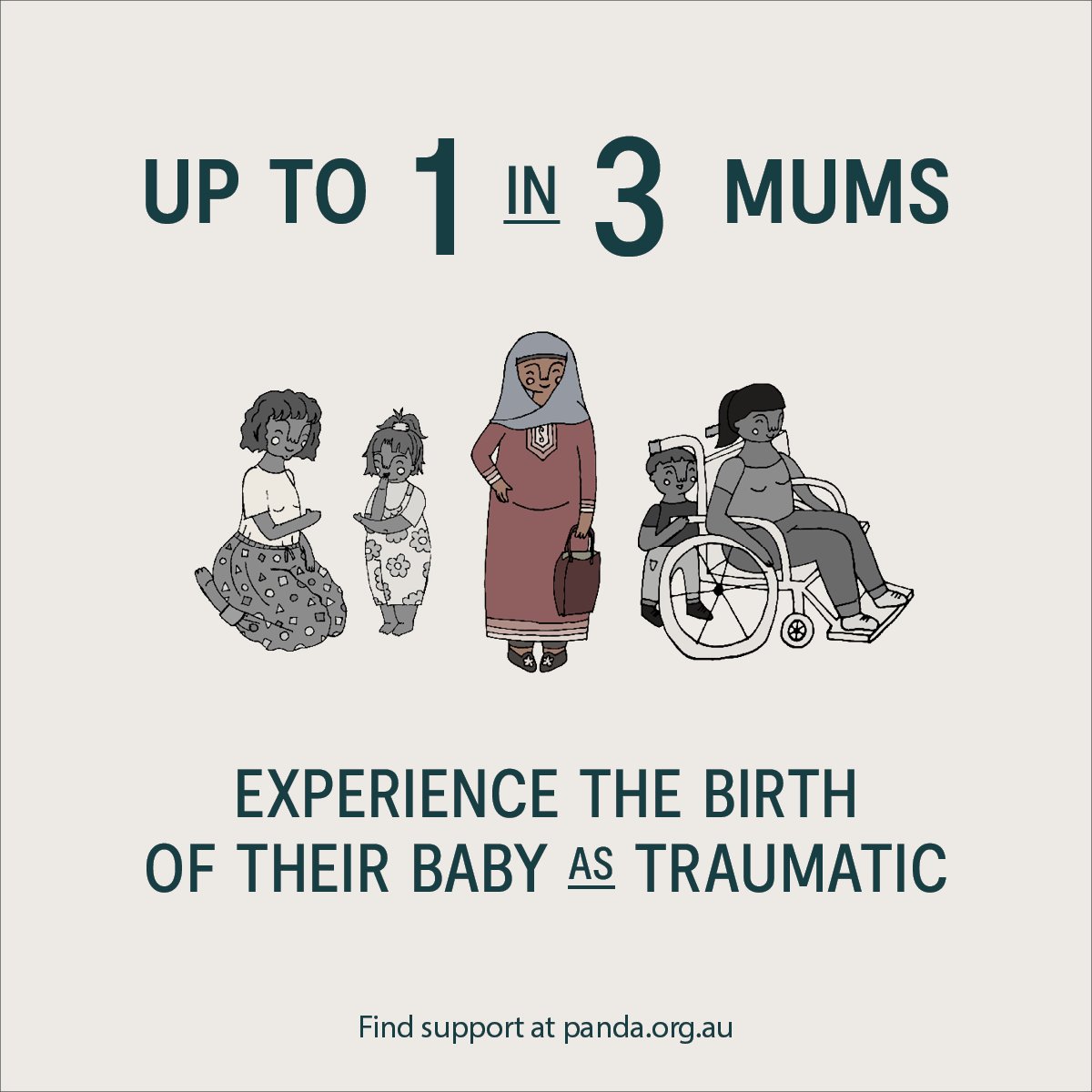 BetterHealthGov's tweet photo. If you are struggling with your feelings about your birth experience, reach out to the @PANDAaustralia National Perinatal Mental Health Helpline for support on 1300 726 306 (9am to 7.30pm, Monday to Saturday). #PANDAWeek2020 https://t.co/87KCzGGdce