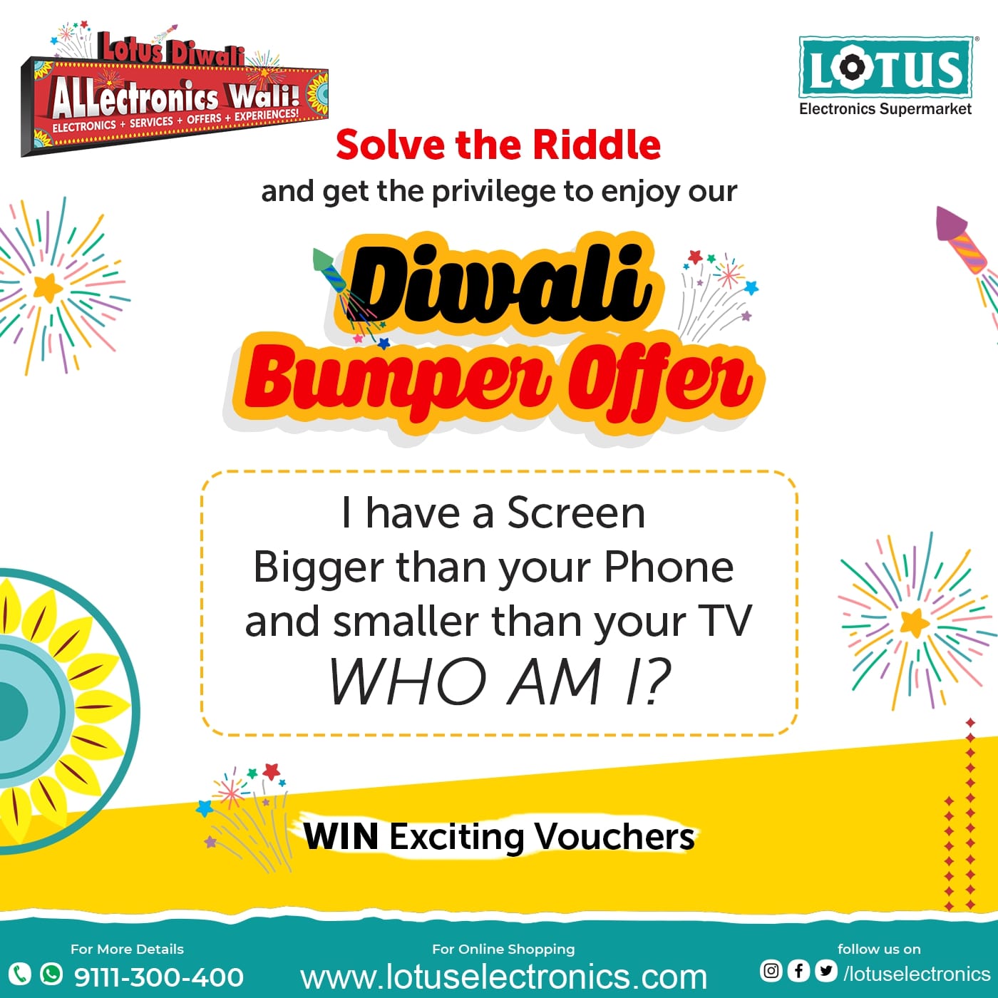 Lotus Electronics on Twitter "Lotus bring you DIWALI BUMPER OFFER