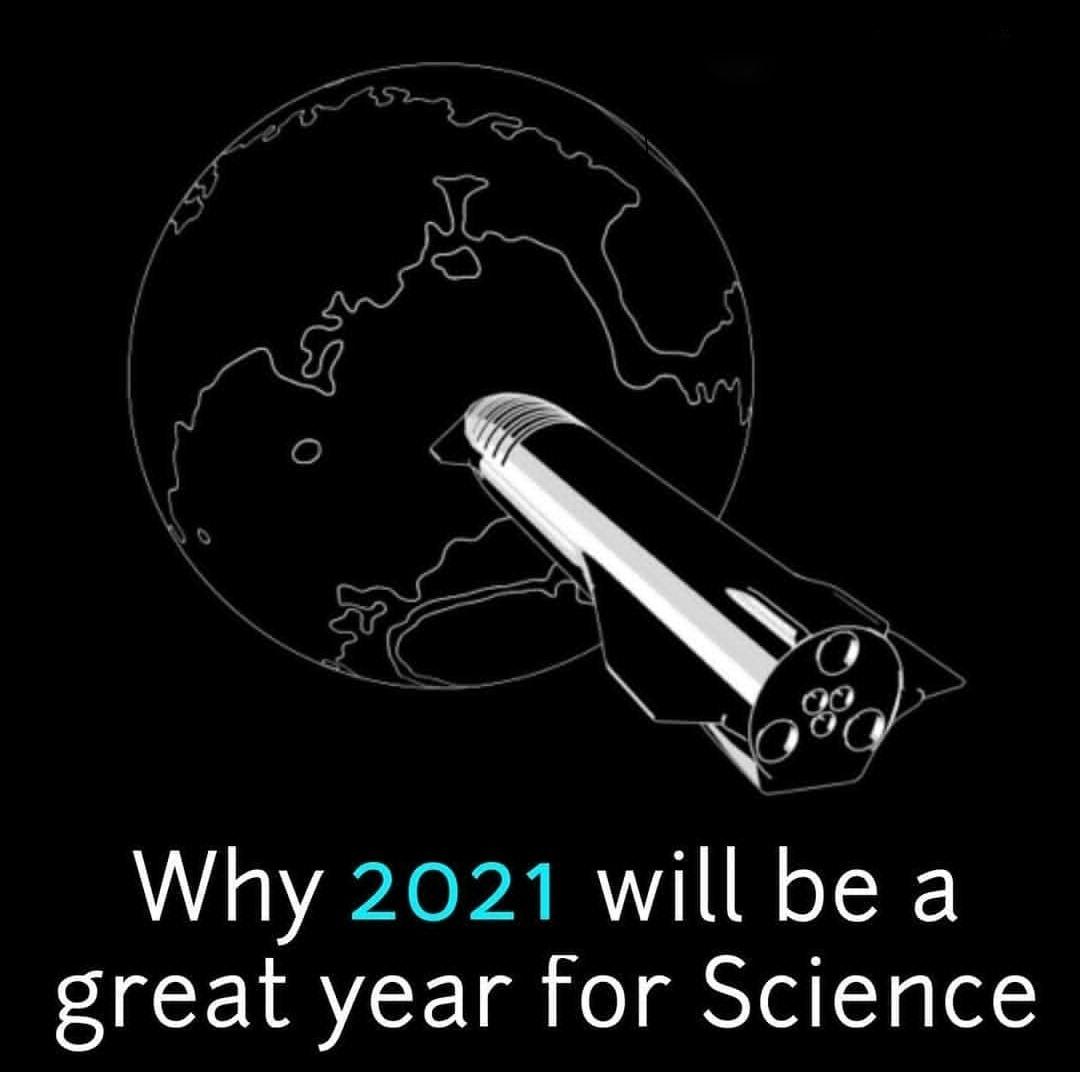 Thread on why 2021 will be a great year for science. #Science  #Astronomy  #Cosmology  #Spacescience  #Physics