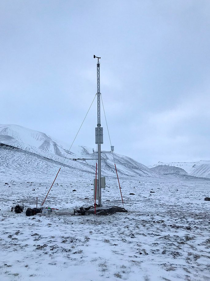 Today a maximum temperature of 9.4 °C was recorded at our new weather station in Reindalspasset in the high #Arctic Svalbard (78°N). It is the highest temperature officially recorded in #Svalbard during November