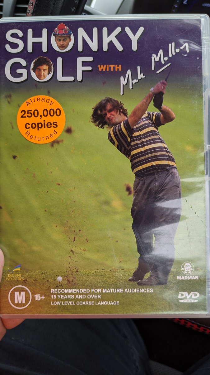 Hey <a href="/mickmolloy/">Mick Molloy</a> , I found this gem this afternoon! Haven't seen this in years!