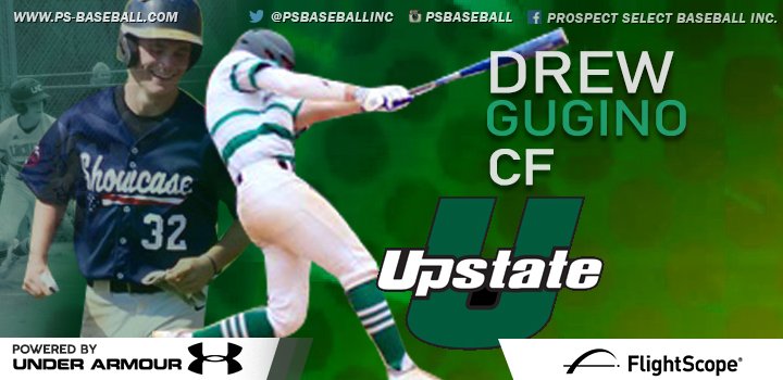 PSBaseballinc's tweet photo. Congrats to CF Drew Guegino @d_gugino33 Luke Norman Charter HS on his commitment to University of South Carolina Upstate @UpstateBSB @SBATheShow #PSSigningDay #TheBestPlayHere https://t.co/x0T6OOb0fo