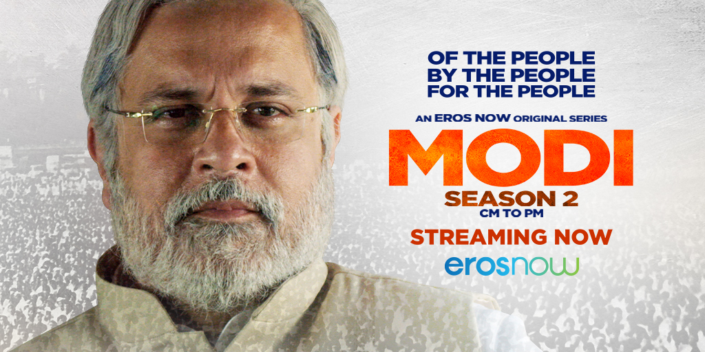 The journey of a CM becoming the PM starts today! Tune in to #ErosNow to watch #Modi2 - bit.ly/2IrWU7R