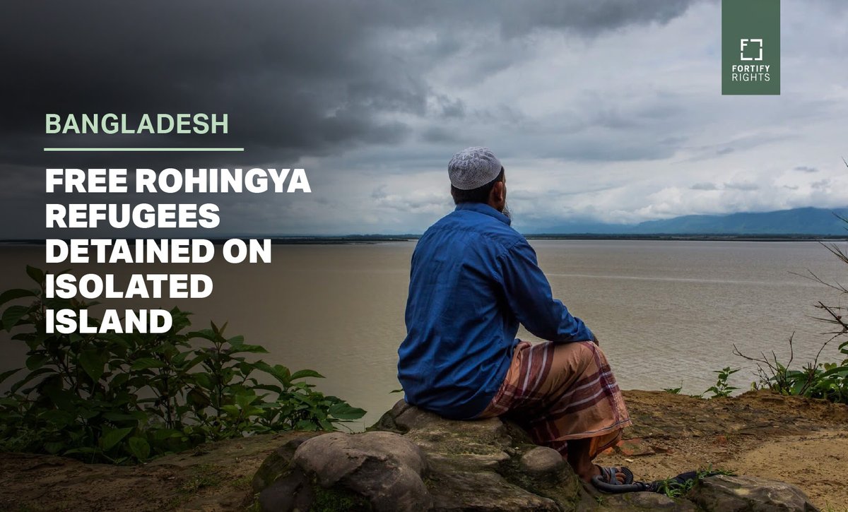 THREAD: Two  #Rohingya refugees on Bhasan Char told  @FortifyRights that security forces on the island beat them in an attempt to force them to end a hunger strike. All they want is to return to their families and communities in mainland  #Bangladesh.  https://www.fortifyrights.org/bgd-inv-2020-11-12/