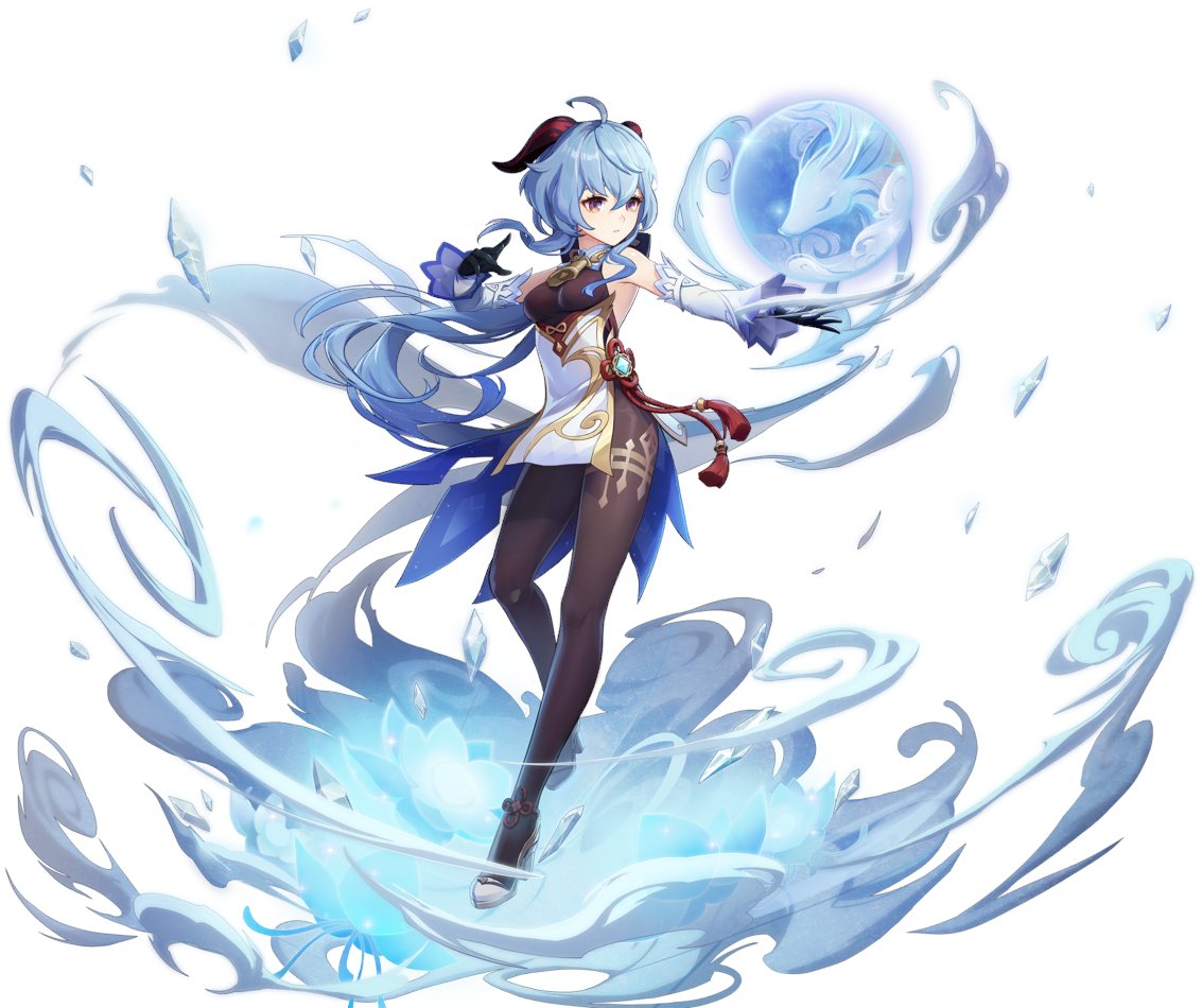 Zeniet From The Official Subreddit Two Characters Have Appeared And It Happens To Be Albedo And Ganyu Keep In Mind That These Images Are Subject To Change In The Final