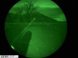 Scene 8 Bunker Boy 10/12..night cameras. Infra-red cameras (the green images in movies & video games). They have Infra-red floodlights. Those are invisible to human eyes.But they are STANDARD tools for snipers. And perfectly visible on the night vision gear of our snipers