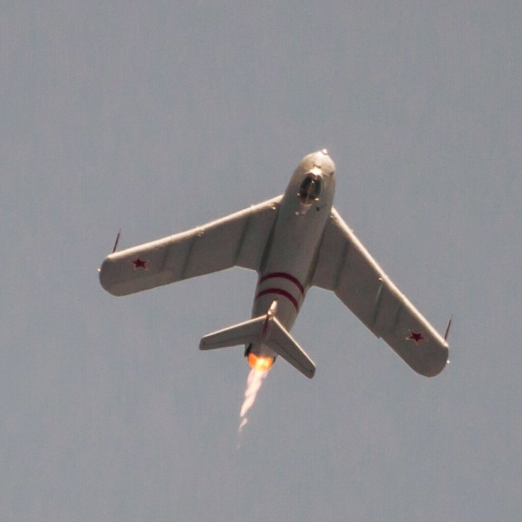 Randy Ball in his Mig17 at the 2017 Barksdale Defenders of Liberty Airshow  #aubreysadventures  #aubreyandtomstravels  #tomdphotos.com  #todaysphoto  #defendersoflibertyairshow