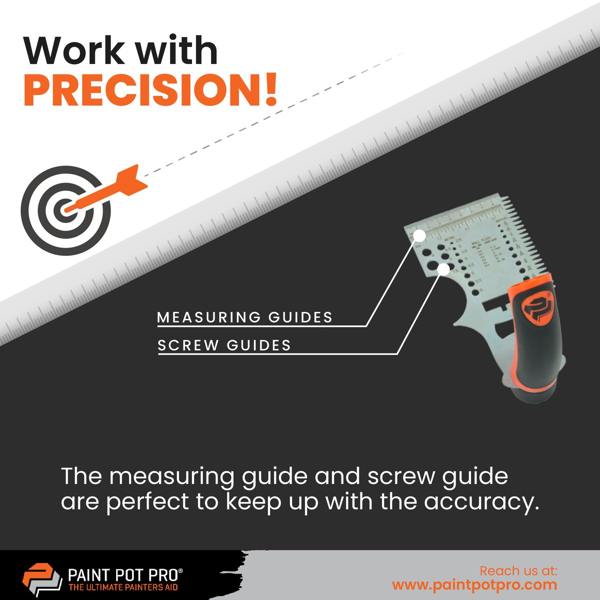 paintpotpro's tweet photo. Achieve accuracy🎯like no other with the measurement guides, drill bit & screw guides.📏
.
.
.
.
#PaintPotPro #PaintPot #Painters #Decorators #DIY #paintinghouse #housepainting #exteriorpainting #exteriorpaintingtips https://t.co/JUkPyYLSXo