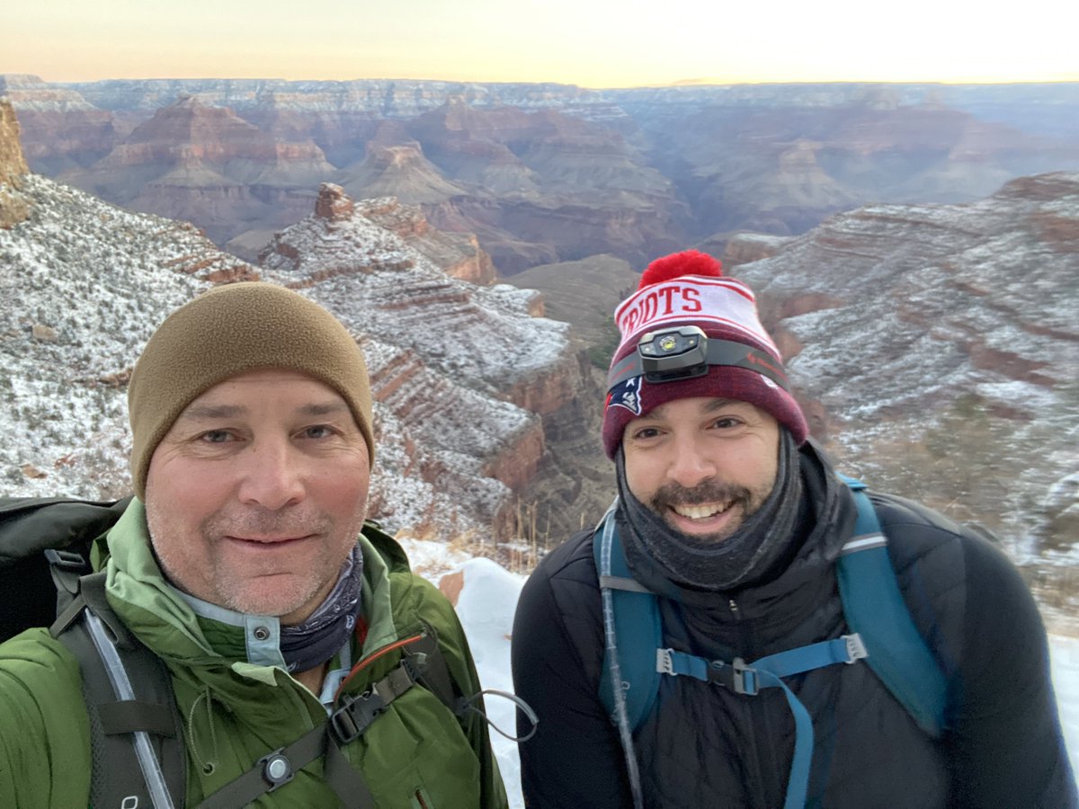 PhilByrnes5's tweet photo. 24.5 miles into the Grand Canyon on the 245th Marine Corp birthday with 3 marines (my brother one of them). Was honored to partake in the journey with such men of valor. Thank you to all the veterans and active military for all you’ve done/do https://t.co/xoym75KlRT